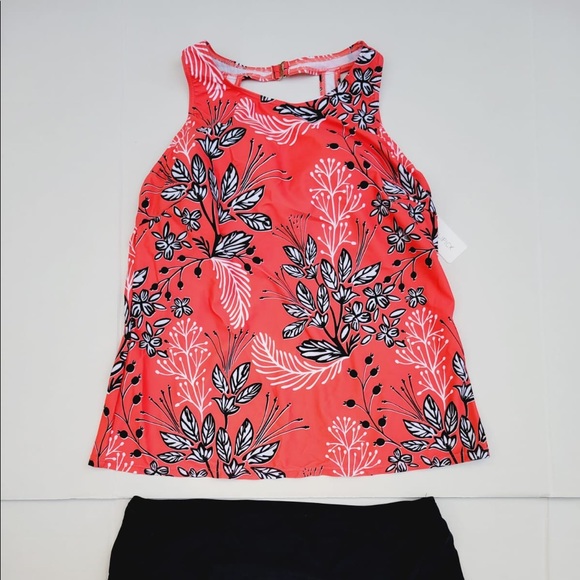 Holipick Women Tankini Swimsuits High Neck Swim Tank Top with Shorts Size 18W - Picture 4 of 8